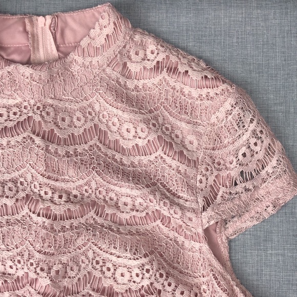 City Studio Floral Crop 2 Piece Dress Juniors 9 - Picture 3 of 8